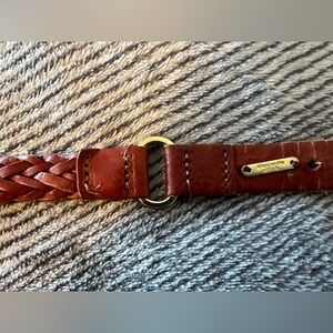 Abercrombie Braided Genuine Leather Belt